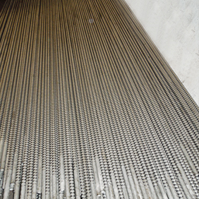 Corrugated tube heat exchanger